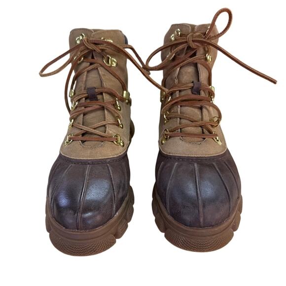 Sperry Top-Sider Womens Water Resistant Lace-Up Duck Boot Size 11 Brown - Picture 2 of 8